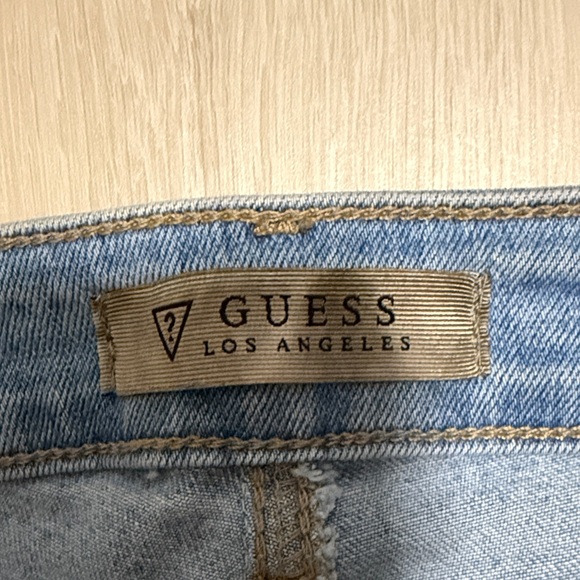Guess Light Blue Distressed Curve X Skinny Jeans - Picture 3 of 10